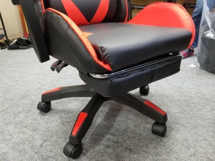 新品 赤 ゲーミングチェア オフィスチェア デスクチェア 事務椅子 作業椅子