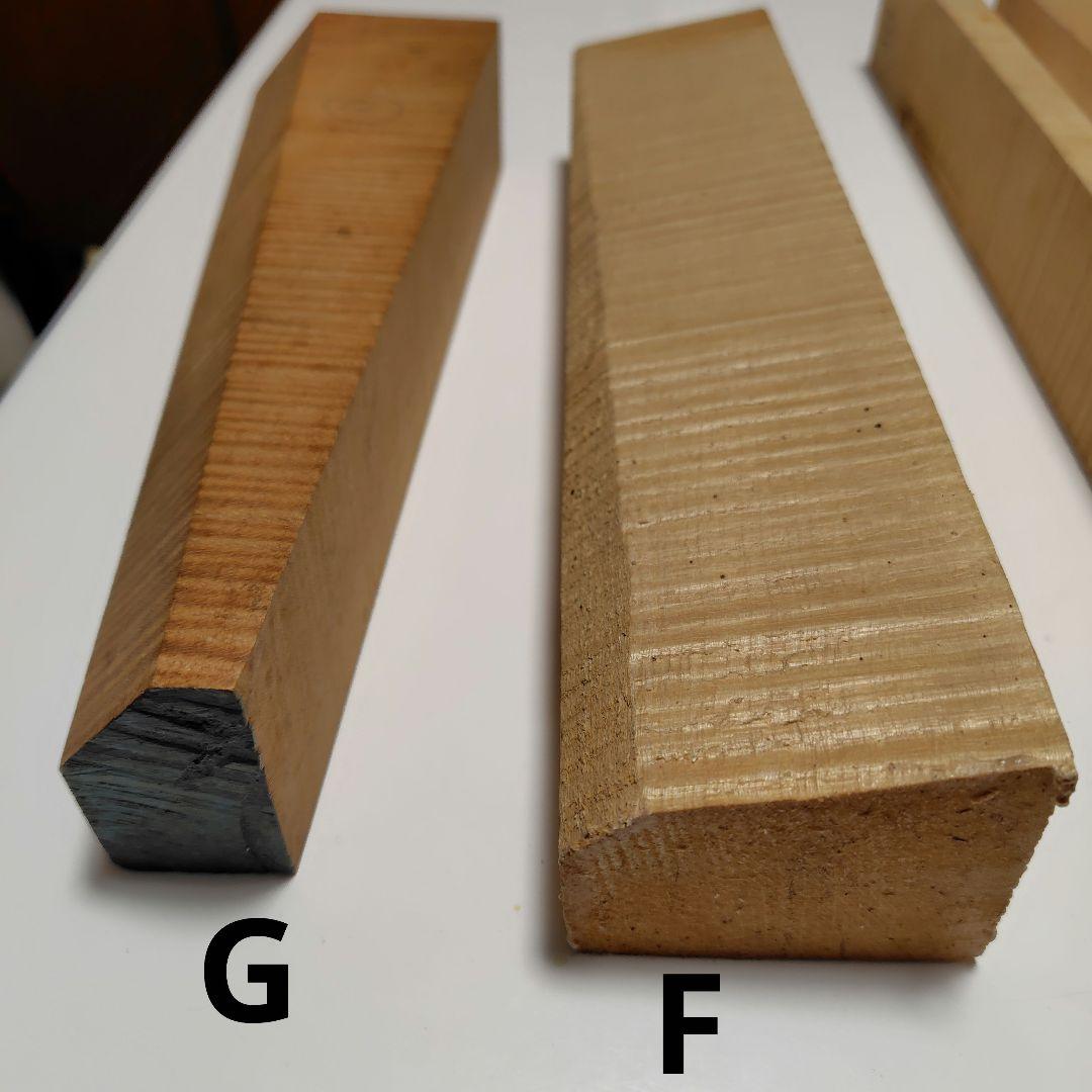 バイオリン用横板・ネック材セット 7本