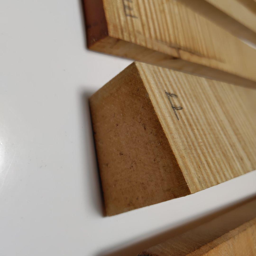 バイオリン用横板・ネック材セット 7本