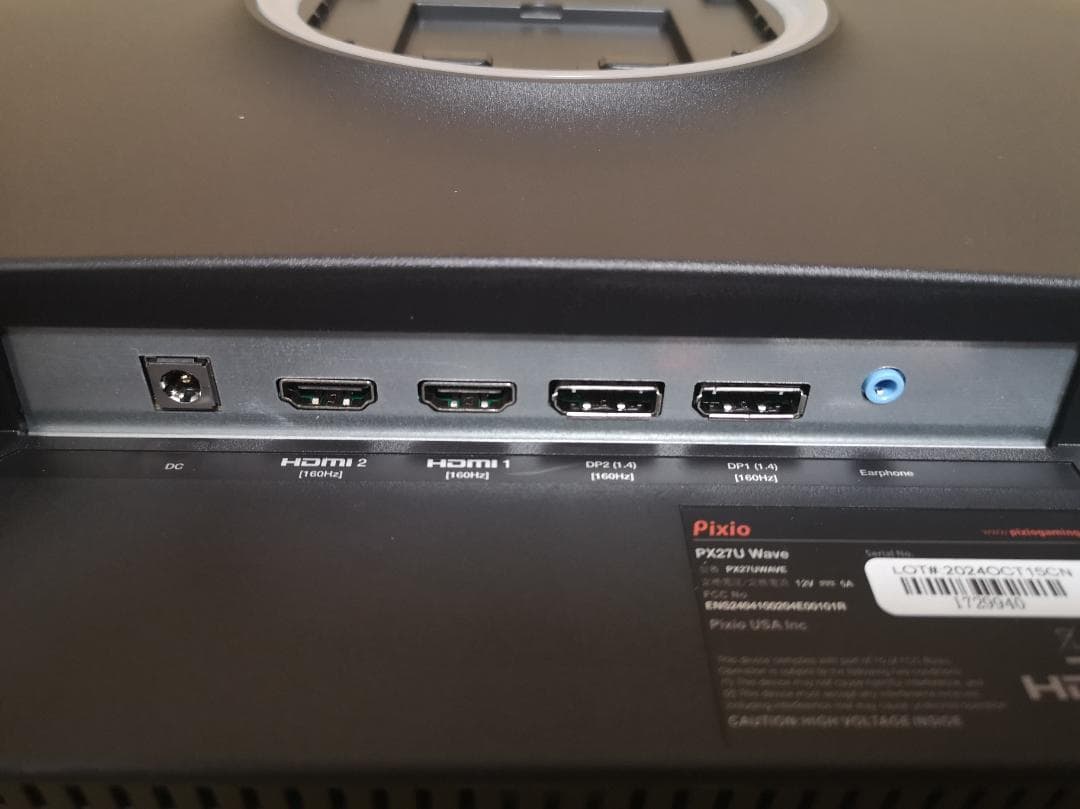 Pixio PX27U Wave ゲーミングモニター 27型 4K 美品