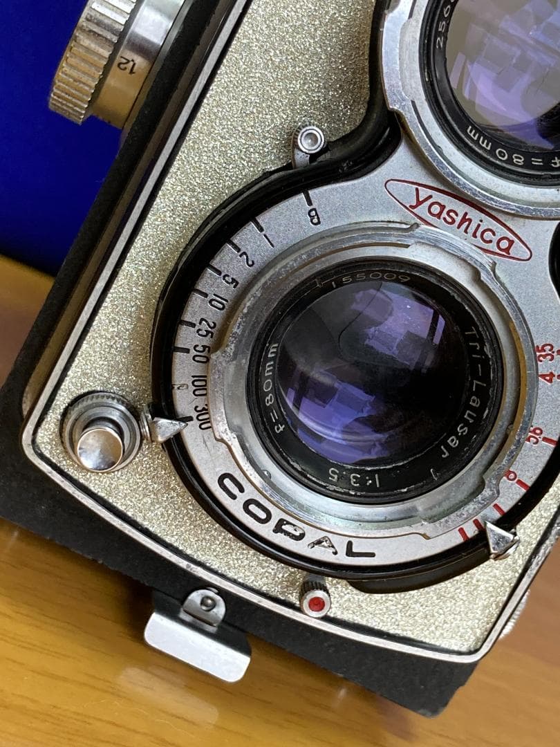 ちょっと楽しい　キラキラ感　YashicaFlex インテリアにも