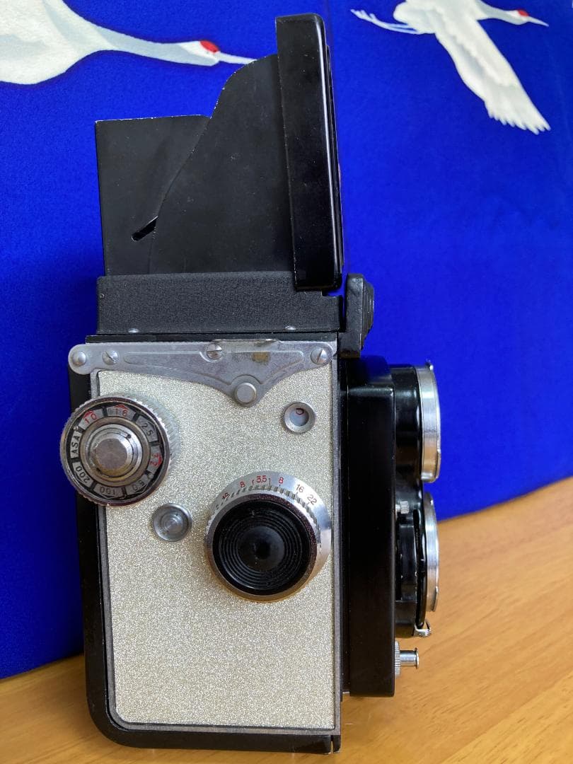 ちょっと楽しい　キラキラ感　YashicaFlex インテリアにも