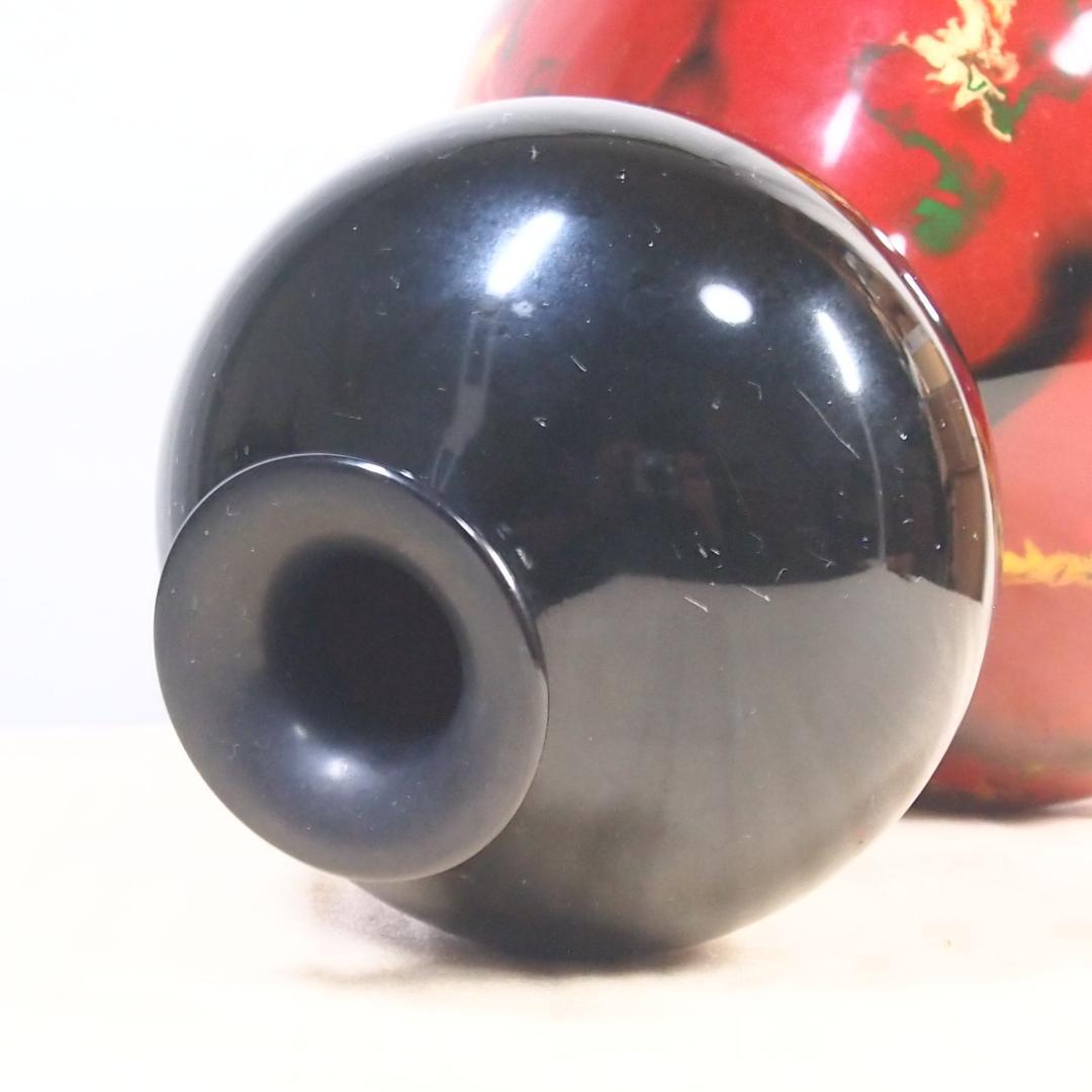 【良品】九谷焼 佐野慧成作 瓢型壺 ひょうたん壺 花器/花瓶/飾り壺 インテリア