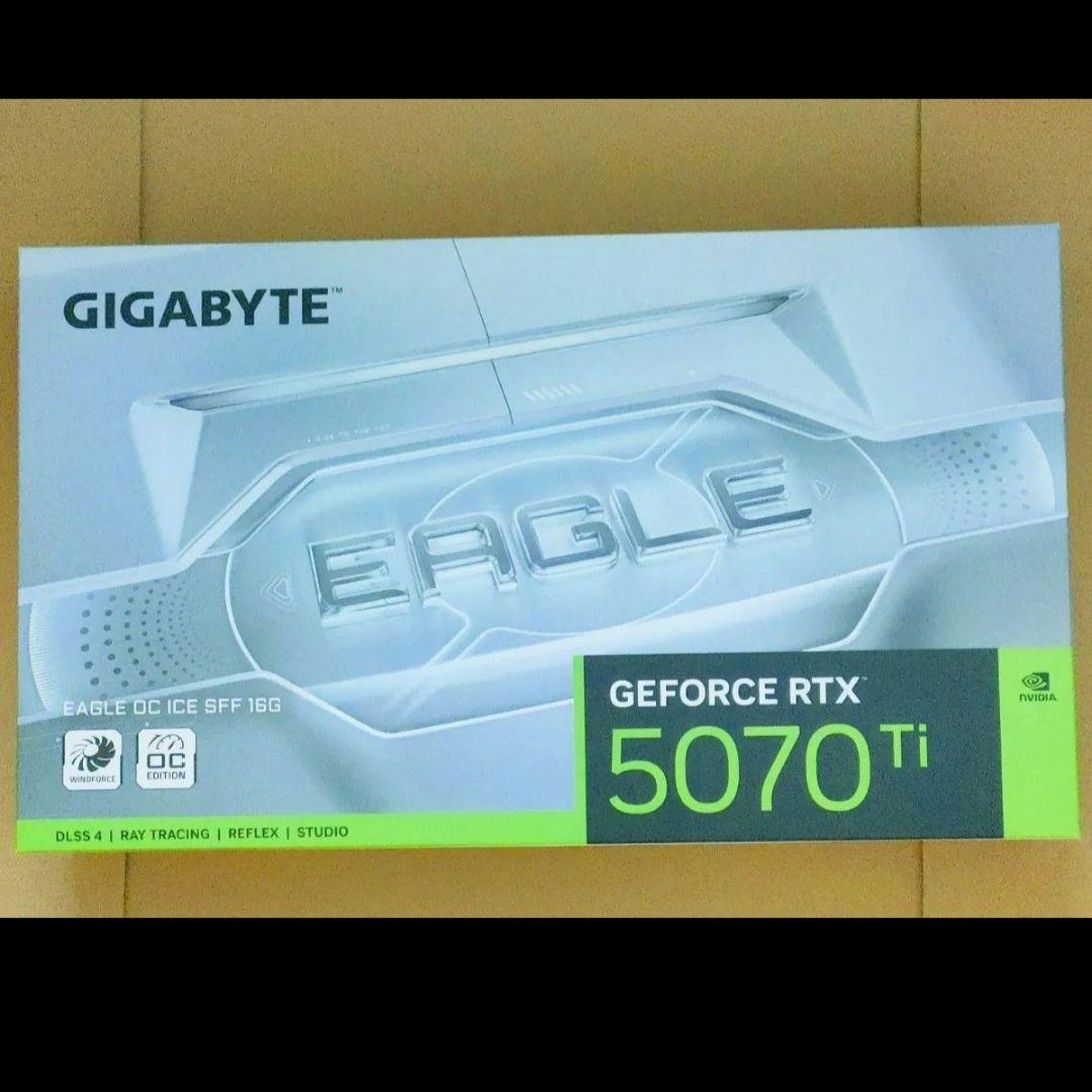 新品 GeForce RTX5070Ti EAGLE OC ICE　白