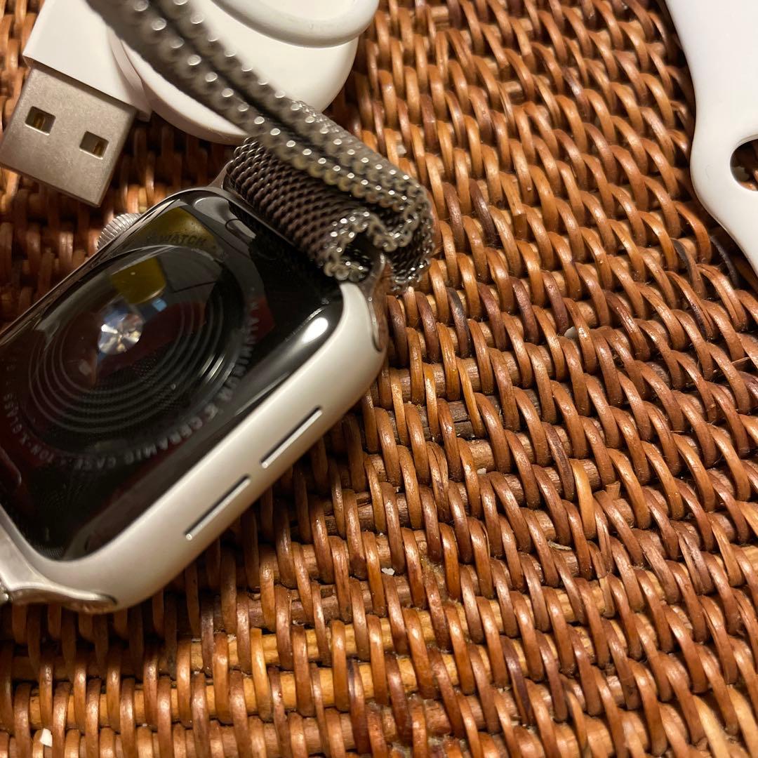 Apple Watch SE GPSモデル 40mm MYDM2J/A ホワイ…