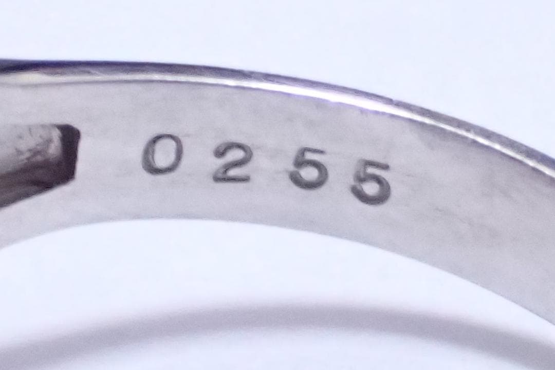 オパール　ダイヤ0.255　14.5号