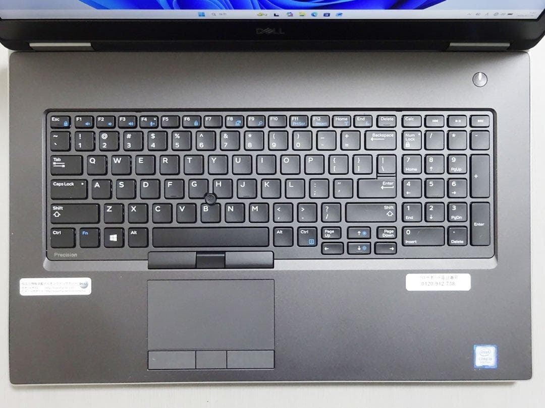 DELL Precision 7740 Core i9 64GB 17.3型