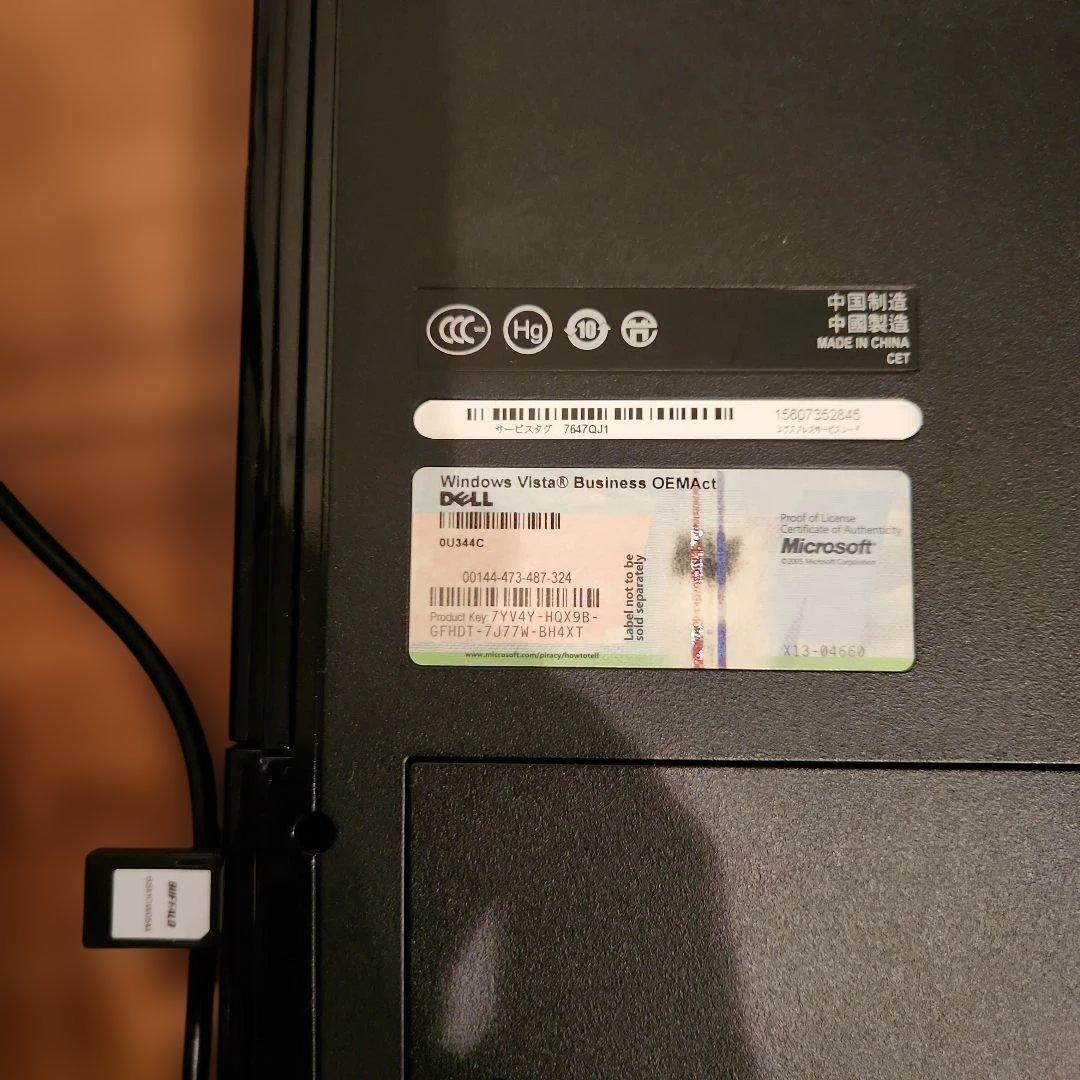 ジャンク品です！Dell Vostro 1520 ノートPC