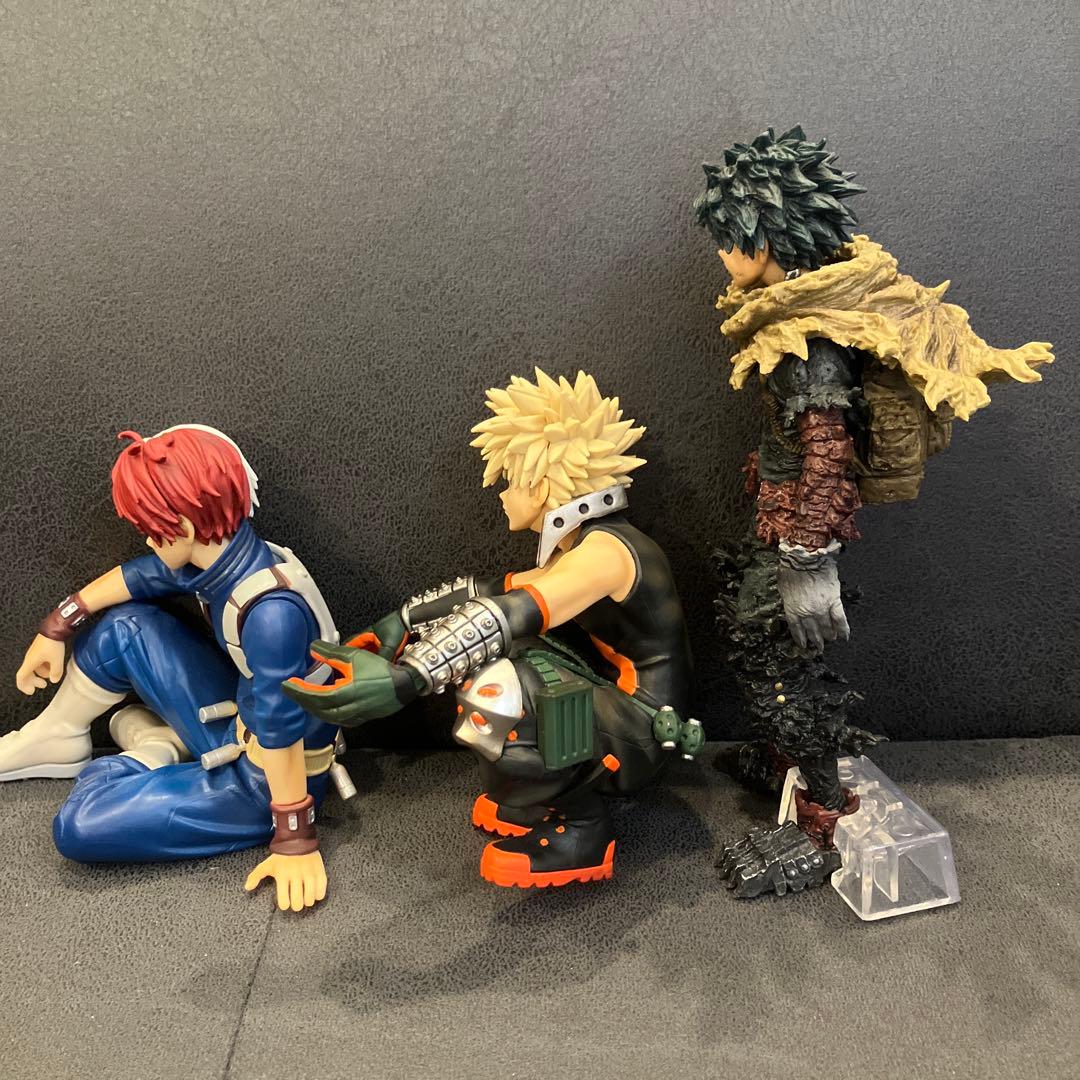 一番くじ 僕のヒーローアカデミア フィギュア 3体セット 爆豪勝己 緑谷出久