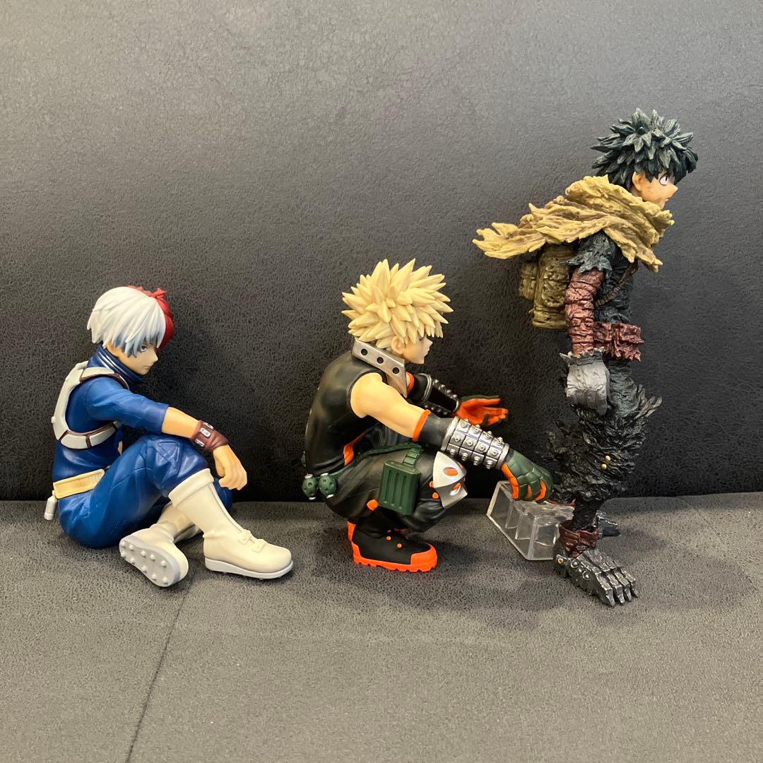 一番くじ 僕のヒーローアカデミア フィギュア 3体セット 爆豪勝己 緑谷出久