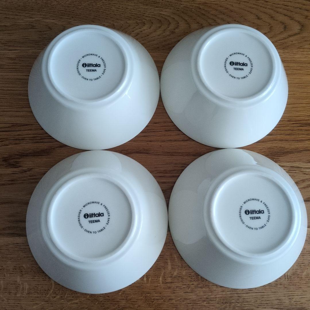 イッタラ  ティーマ ボウル 15cm ホワイト　4個セット　白