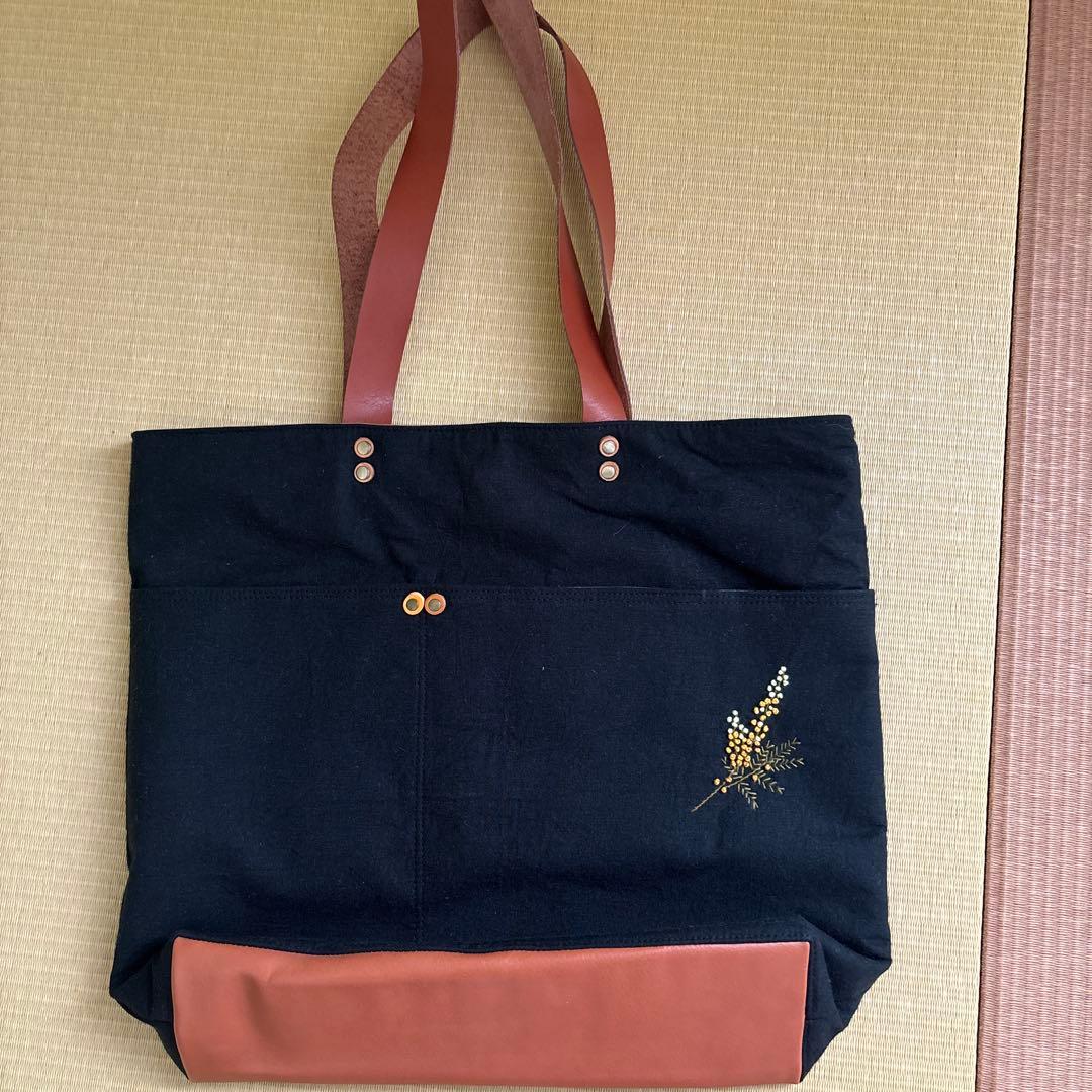 手刺繍ハンドメイド バッグ