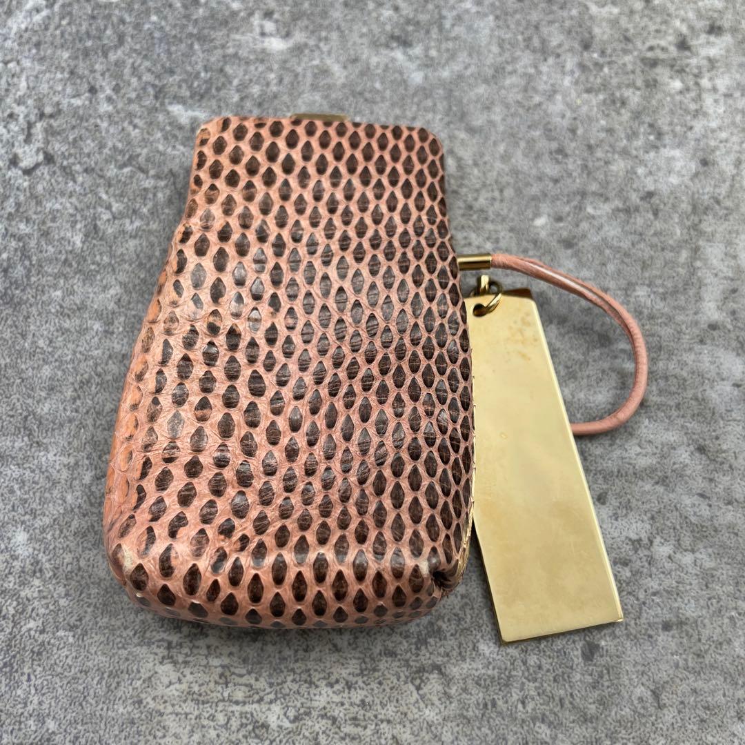 【美品】GUCCI グッチ　シガレットケース　ピンク　レザー　小物入れ