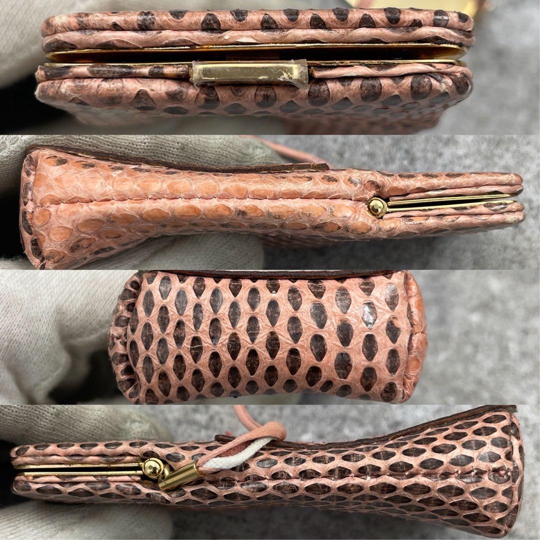 【美品】GUCCI グッチ　シガレットケース　ピンク　レザー　小物入れ