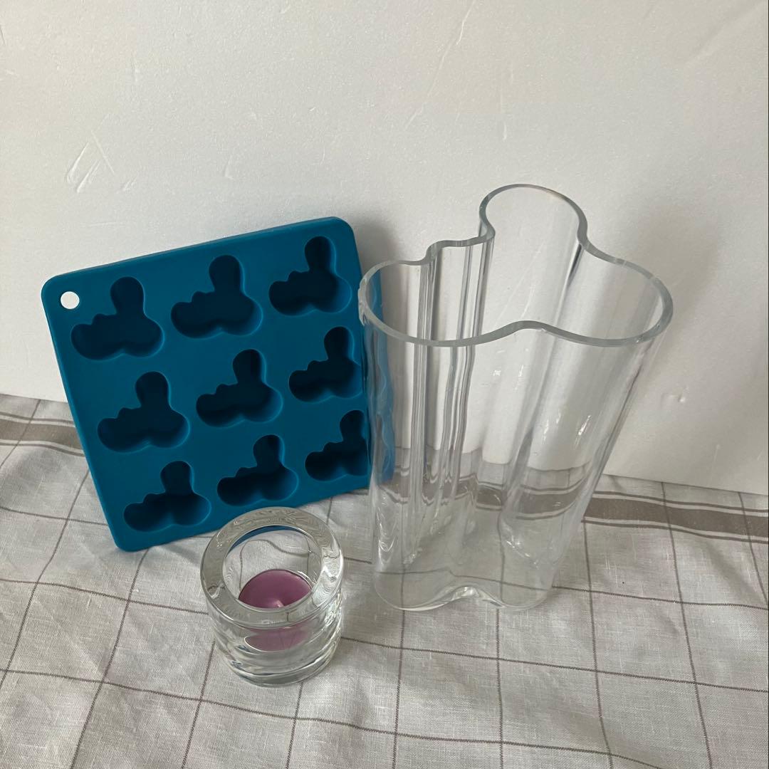 イッタラ＊3点セット　キャンドルホルダー•花瓶・製氷皿