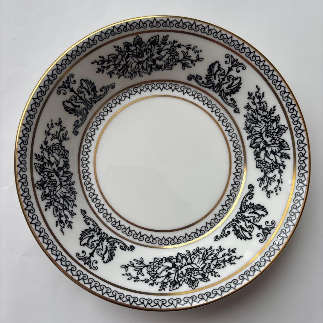 ウェッジウッド　ブラックコロンビア　フルーツボウル　サラダボウル　皿4枚