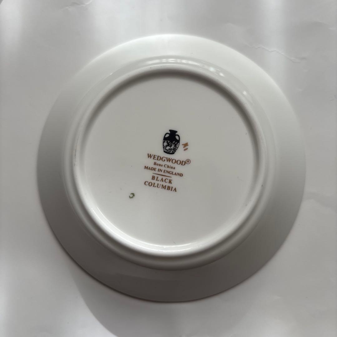 ウェッジウッド　ブラックコロンビア　フルーツボウル　サラダボウル　皿4枚