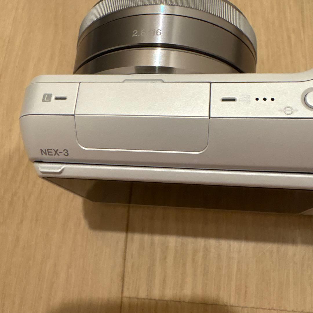 【完動品】美品　SONY デジタル一眼カメラ　α NEX-3 単焦点レンズ付き