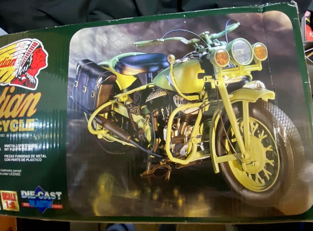 Indian Motorcycle 1/6 ダイキャストモデル ミリタリー