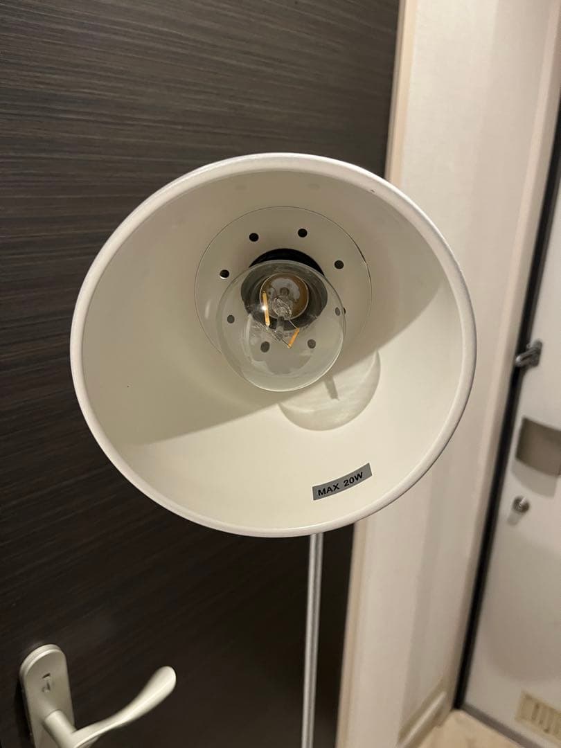 IKEA イケア　レールスタ フロアランプ　スタンドライト　シルバー