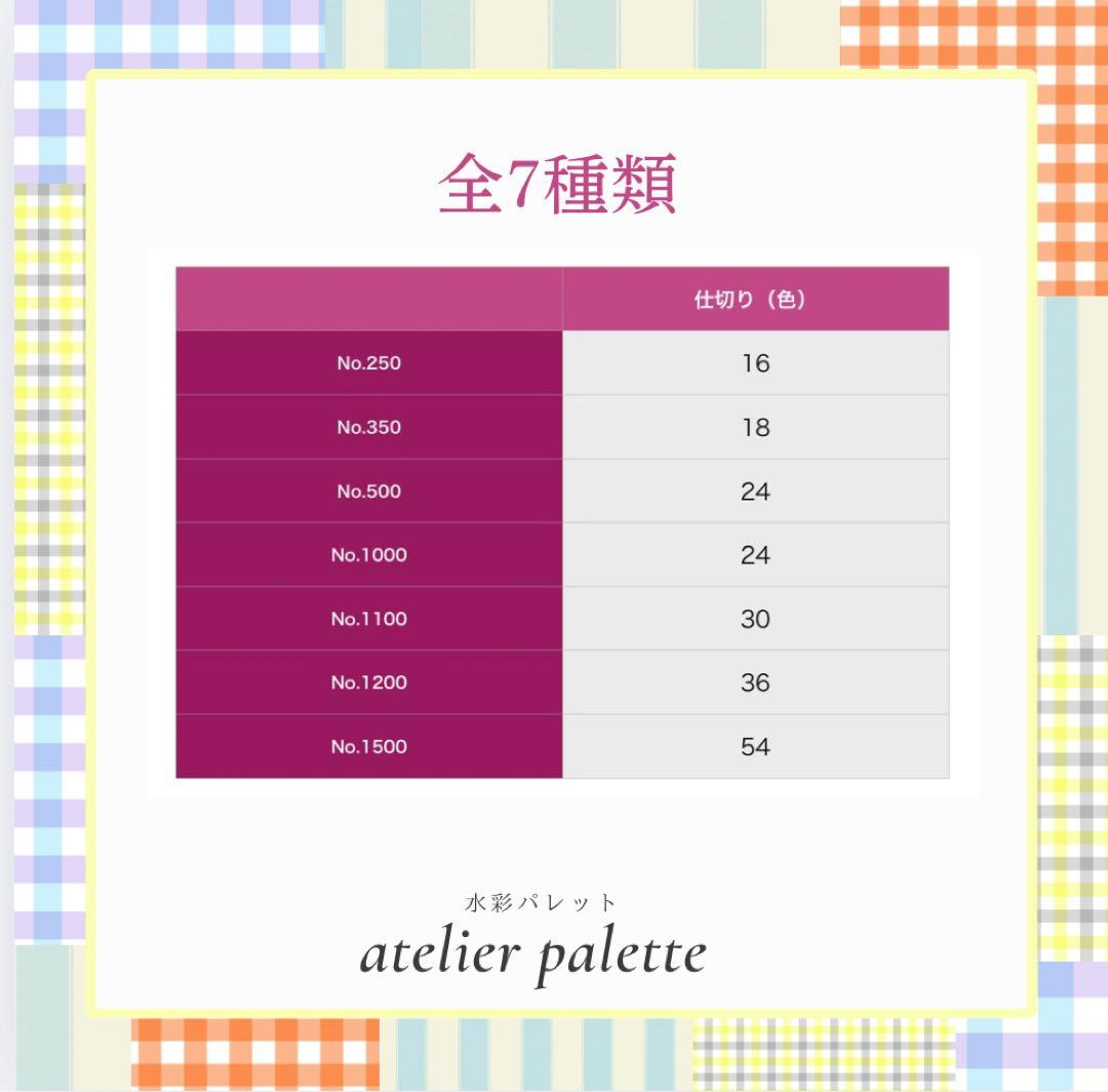 限定商品！　アトリエパレット社　水彩パレット　No.1000 RED
