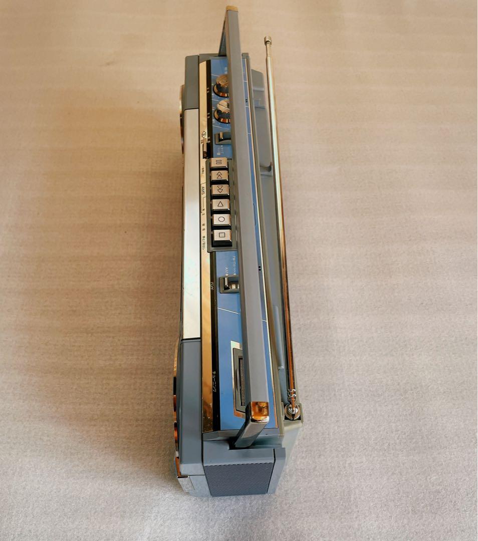 ポップ な80s ° ラジカセ SONY レアカラ一 【動作品】