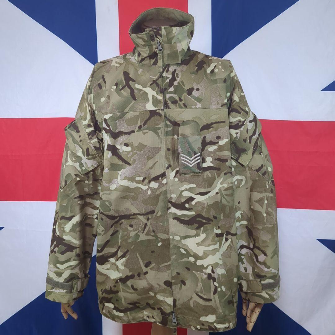 イギリス軍GORTEX防水ジャケット【実物新品】階級章付き