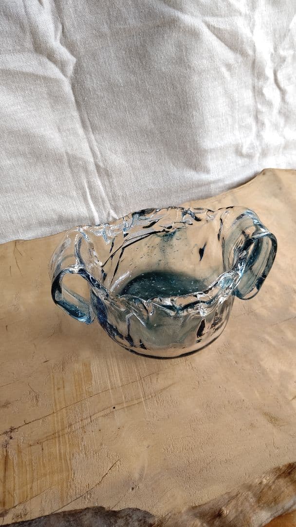 職人手作りガラス  手付き