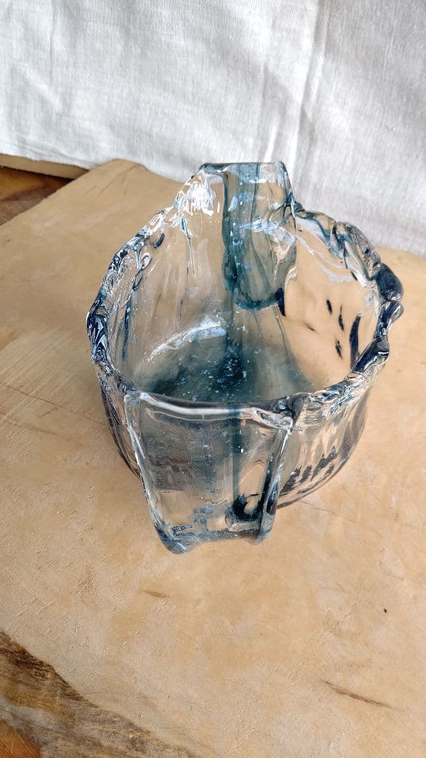 職人手作りガラス  手付き