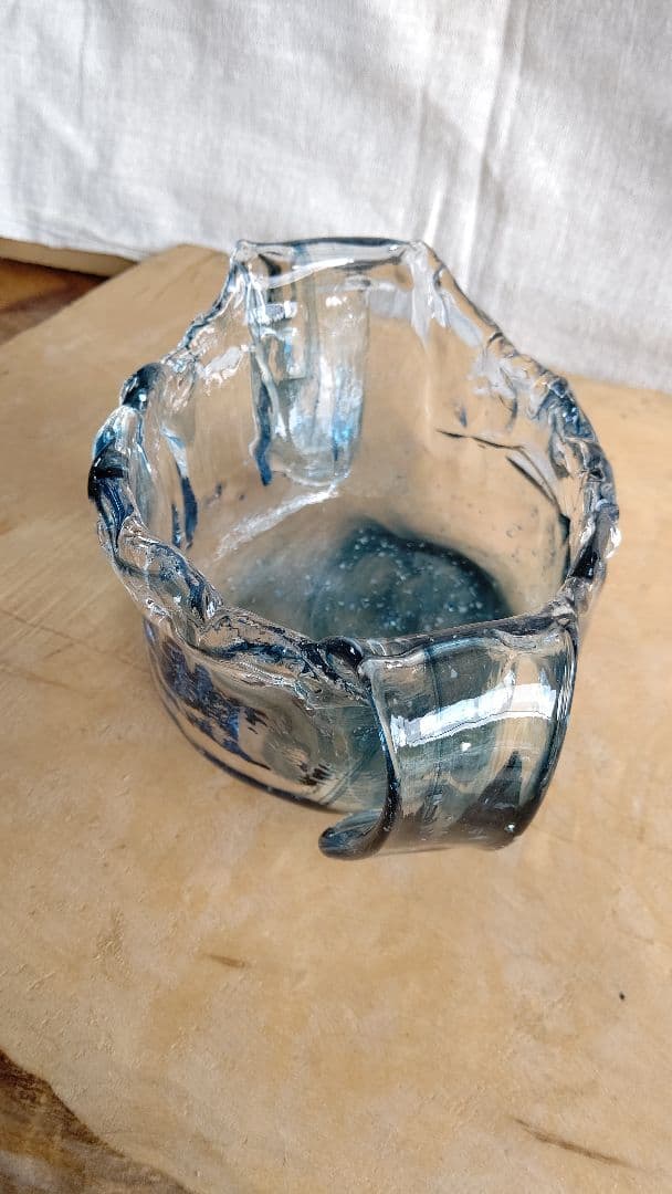 職人手作りガラス  手付き