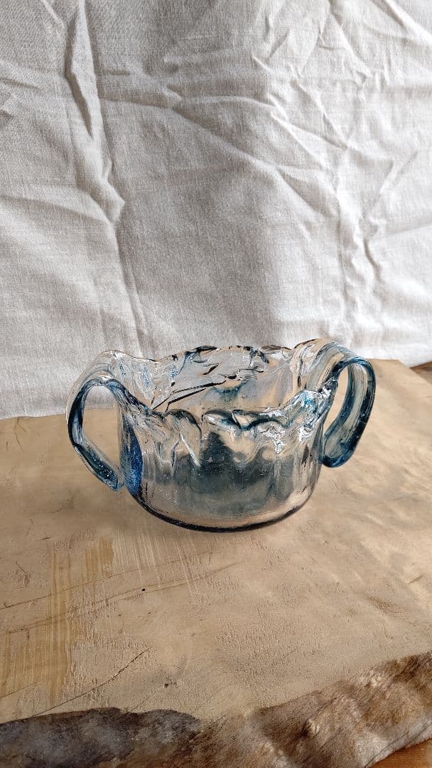 職人手作りガラス  手付き