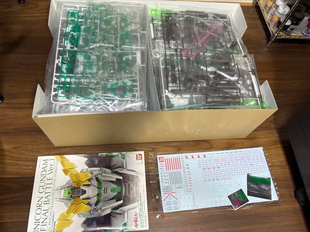 PG 1/60 RX-0 ユニコーンガンダム（最終決戦Ver.） 未組み立て