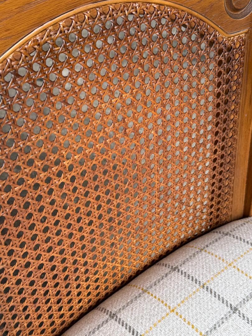 【超美品】コスガ KOSUGA アームチェア_B ラウンジ ラタン ヴィンテージ