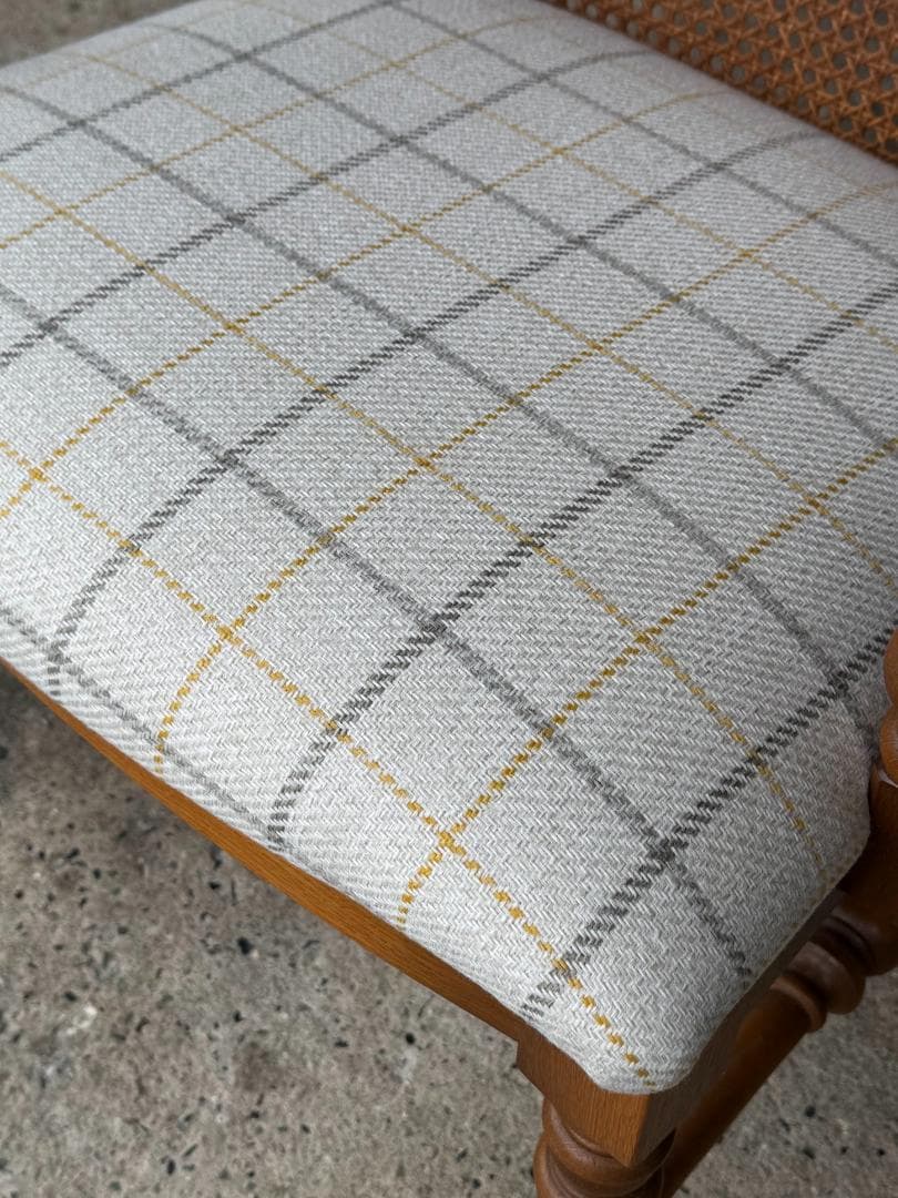 【超美品】コスガ KOSUGA アームチェア_B ラウンジ ラタン ヴィンテージ