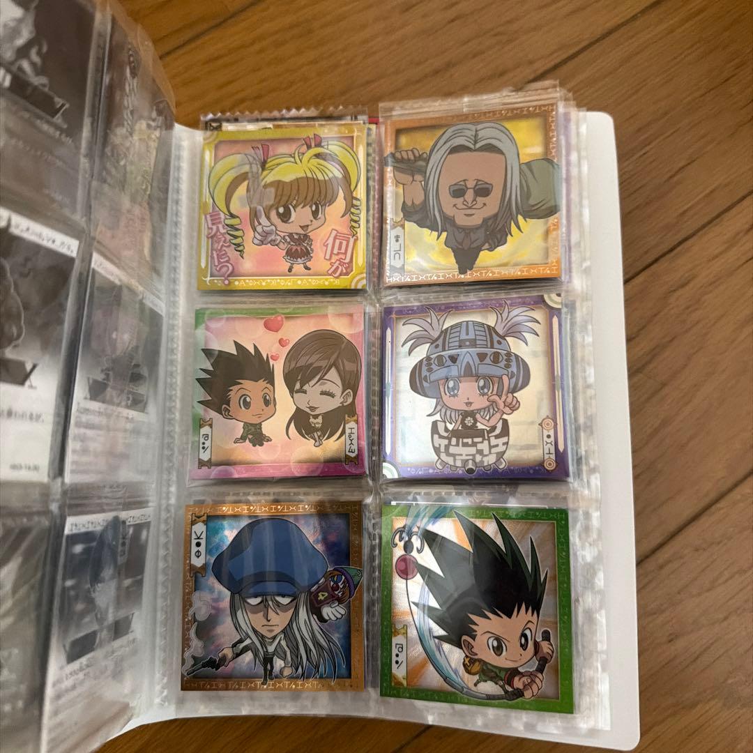 ハンターハンター　にふぉるめーしょん　バインダー シール付き