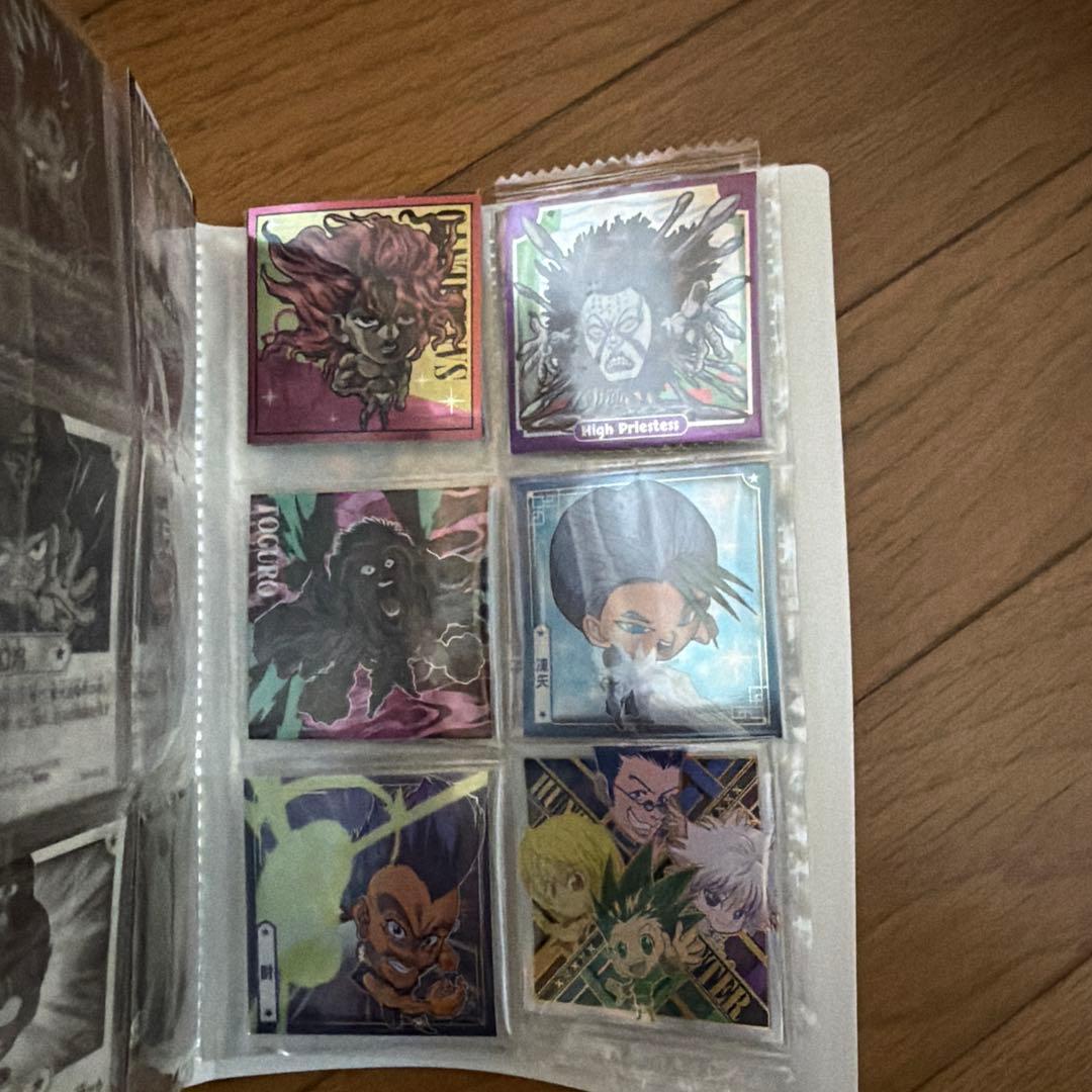 ハンターハンター　にふぉるめーしょん　バインダー シール付き