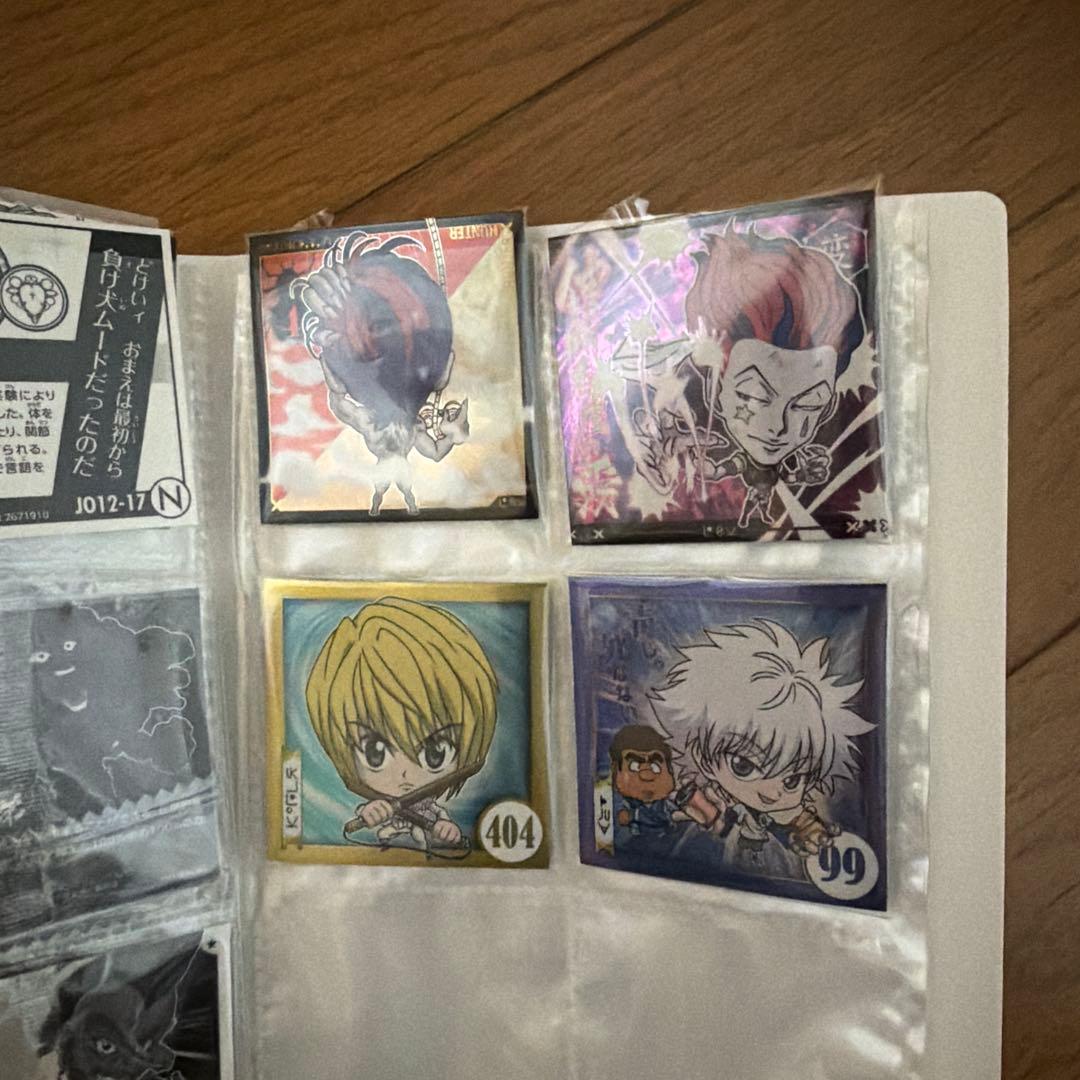 ハンターハンター　にふぉるめーしょん　バインダー シール付き