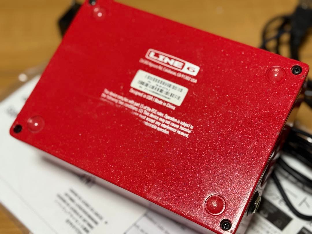 ギター LINE6 HX STOMP limited edition RED