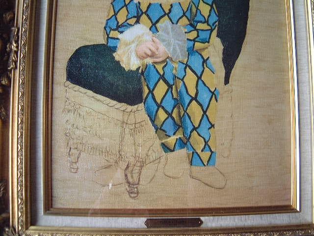 ピカソ：アルルカンに扮したパウロ (Paulo as Harlequin）