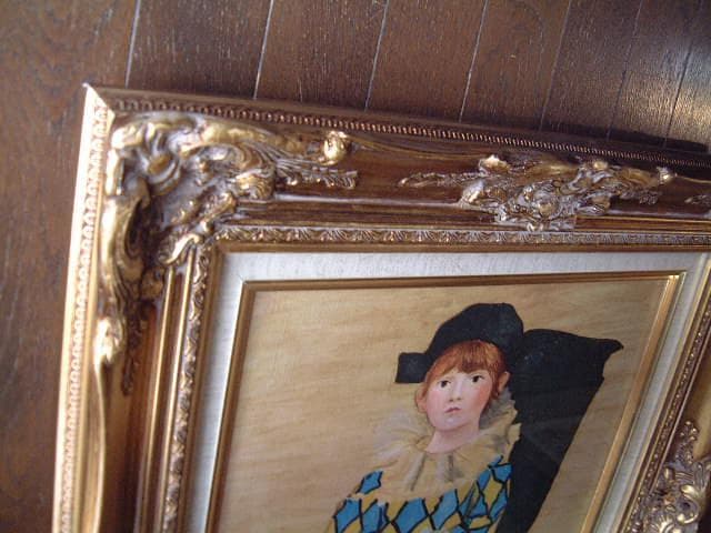 ピカソ：アルルカンに扮したパウロ (Paulo as Harlequin）