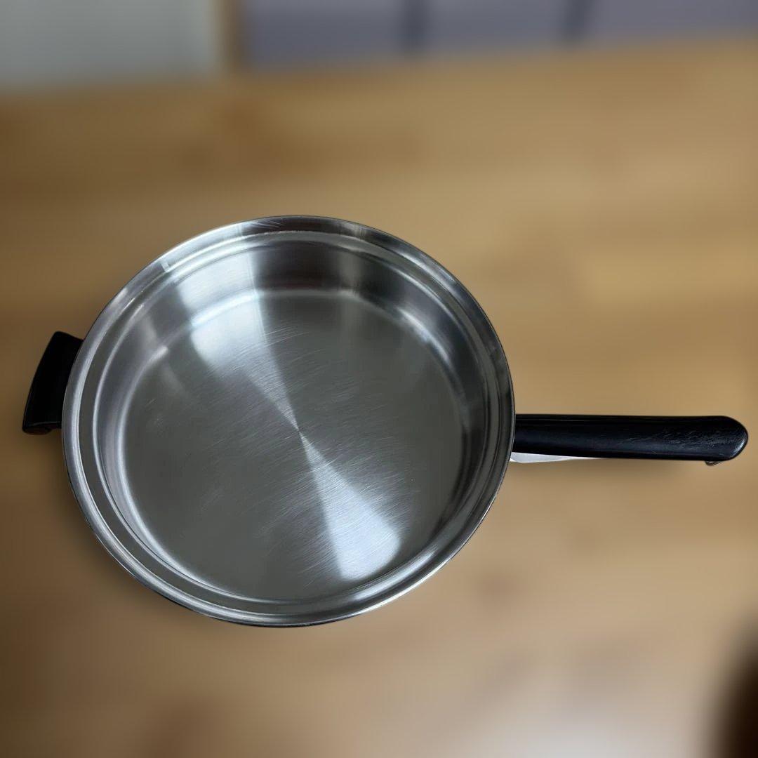 アムウェイ　ステンレス フライパン ガラス蓋付き