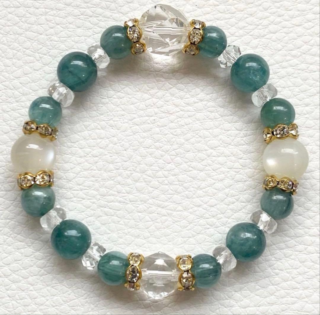 希少カイヤナイト 対人運・自己表現力向上 天然石ブレス