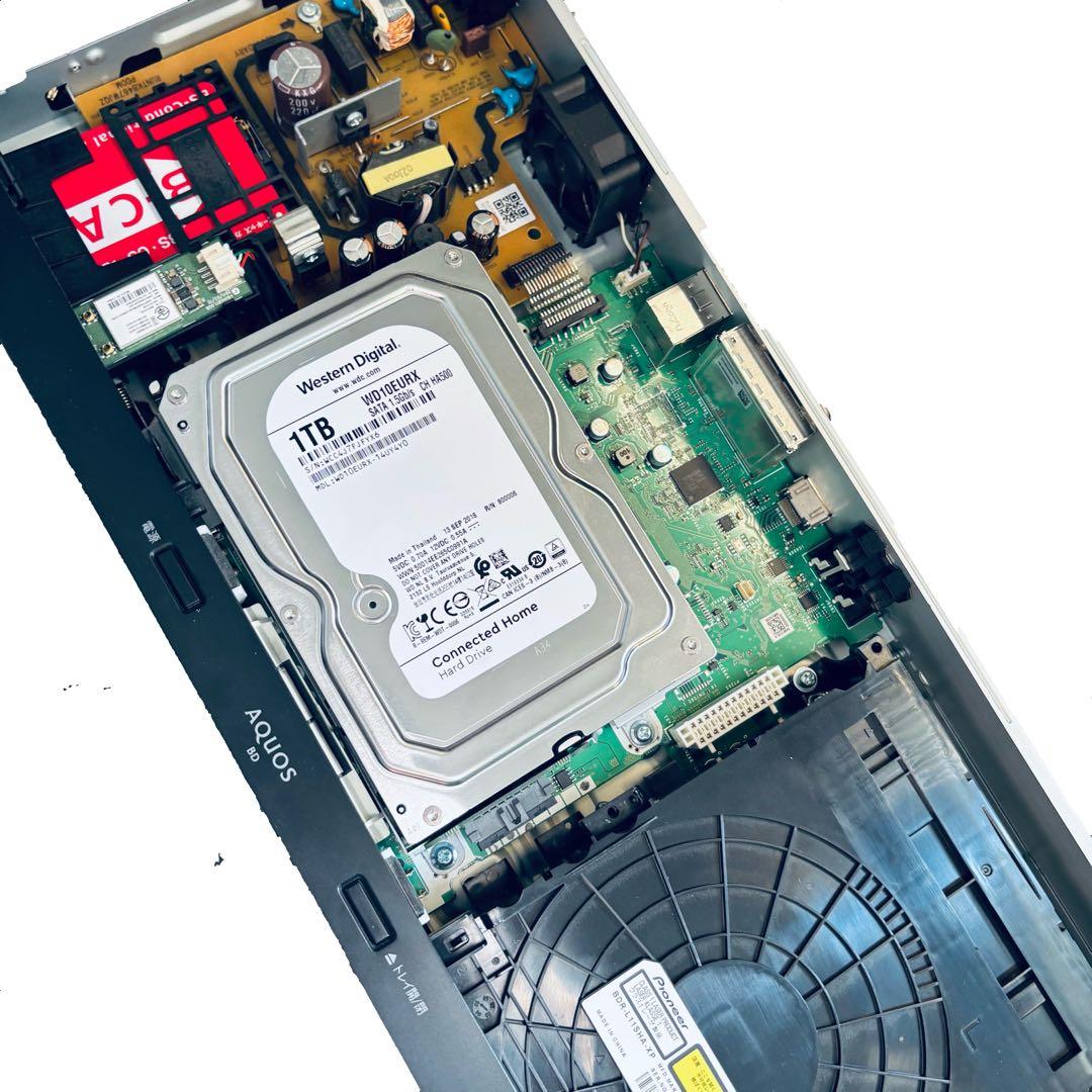 SHARP AQUOS BD-NW1000 1TB 2番組同時録画