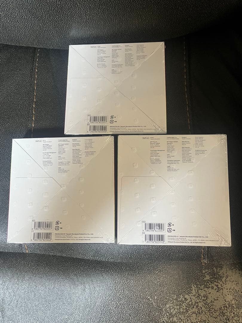 村上隆 108フラワーズREVISED　英語版　3BOX シュリンク付き　新品