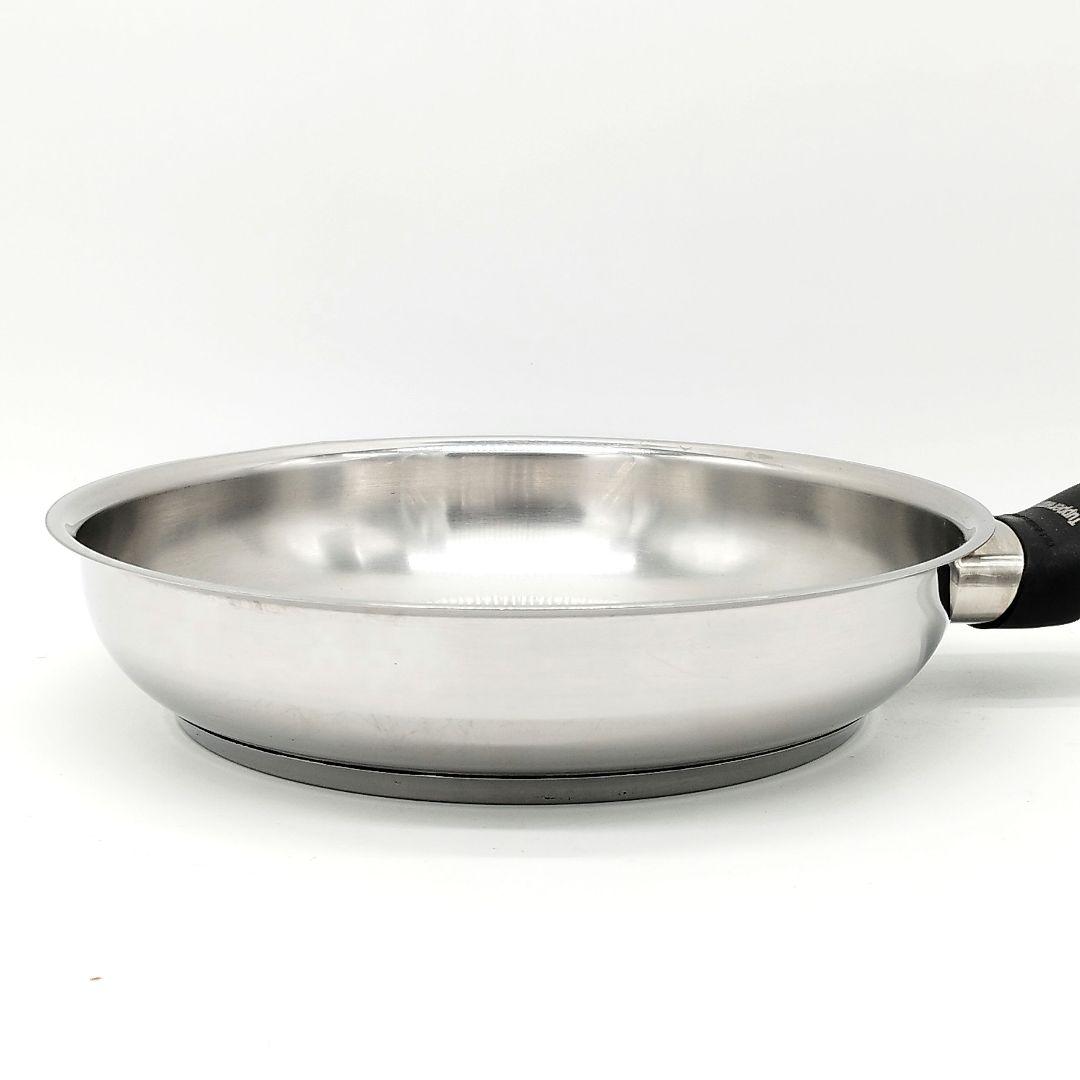 タッパーウェア　ステンレスフライパン　24cm　IH・ガス火対応