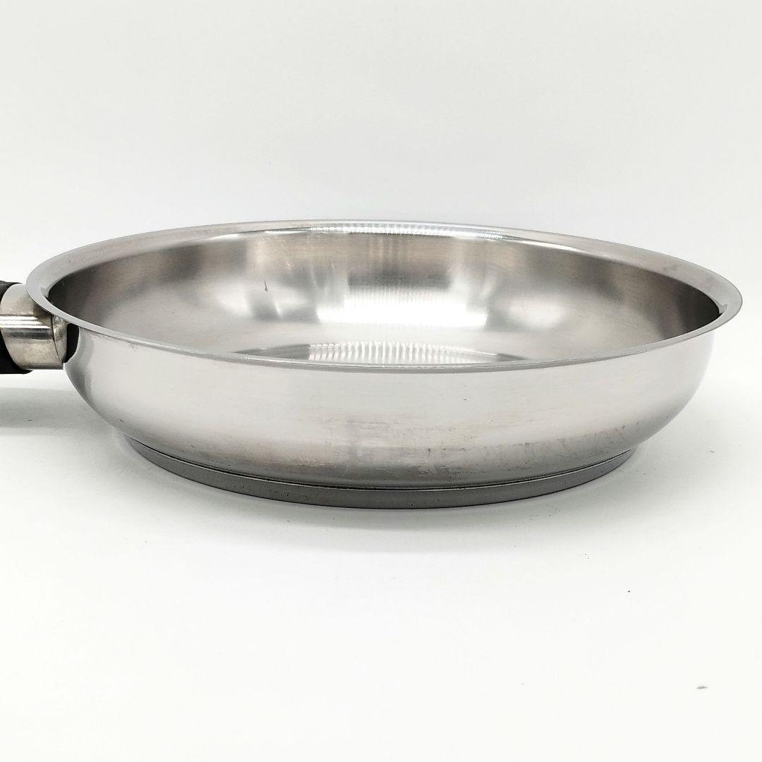 タッパーウェア　ステンレスフライパン　24cm　IH・ガス火対応