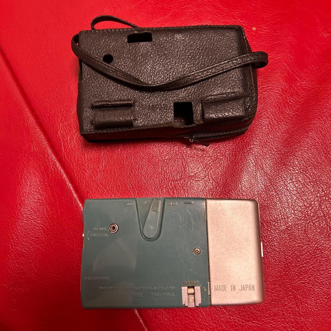 SONY ソニー トランジスタラジオ TR-724 レトロ　アンティーク