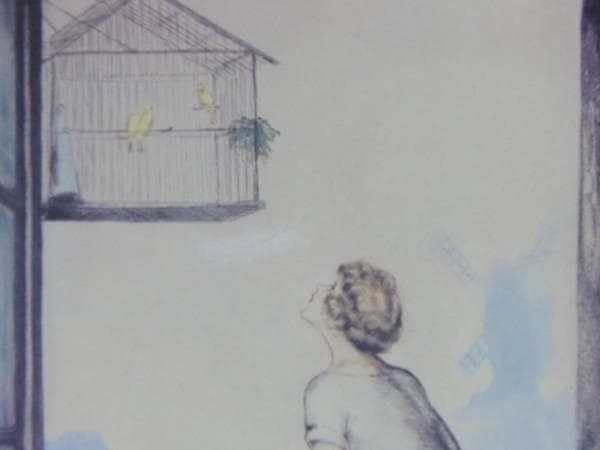 ルイ・イカール、「モンマルトル」、豪華限定版画集画・定価１０万円/額付