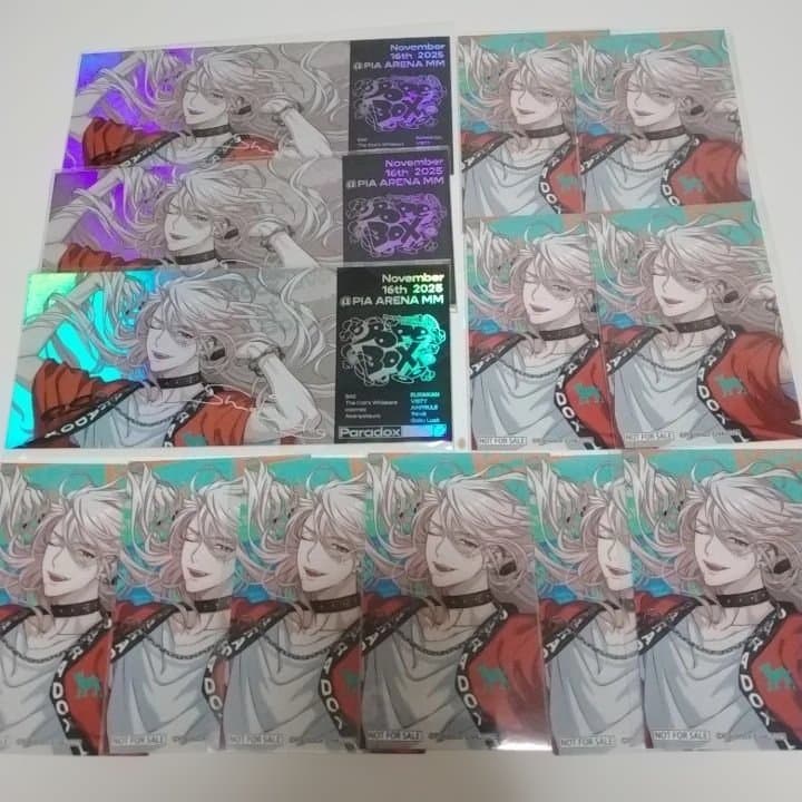 パラライ 紫音 ドプボ 缶バッジ ホロチケ ステッカー アクリルチャーム