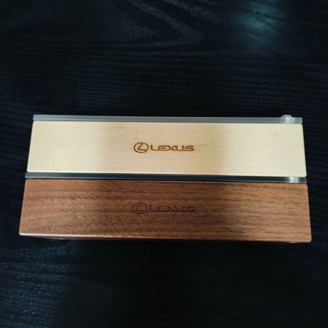 レクサス　ジュエリーケース　木製　Hacoa　LEXUS　指輪　ネックレス
